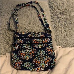Vera Bradley Navy Floral Crossbody